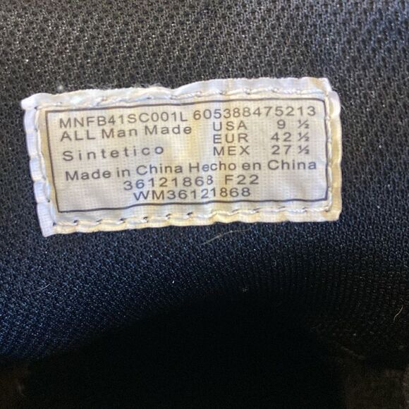 FUBU Black and Gray Sneakers with Classic Design Size 9.5 - Picture 7 of 10